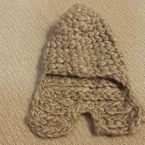 Chunky Knit Brown Hat